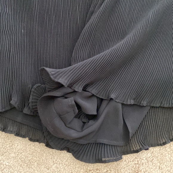 ASTR The Label Roseanne Romper Jumpsuit Black Lined Sheer Long Sleeve Size S - Picture 13 of 14